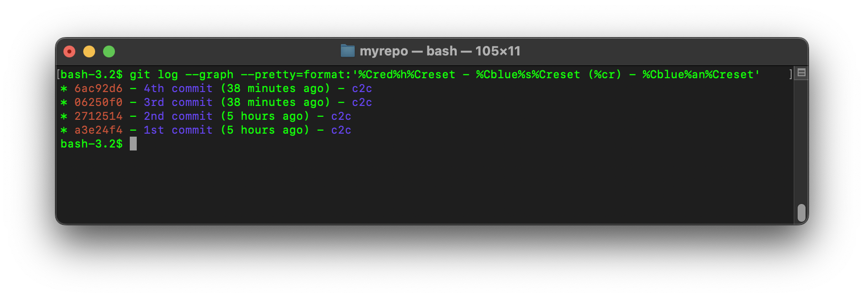 Ways to Show Git Logs in better way using pretty formatting | Code2care