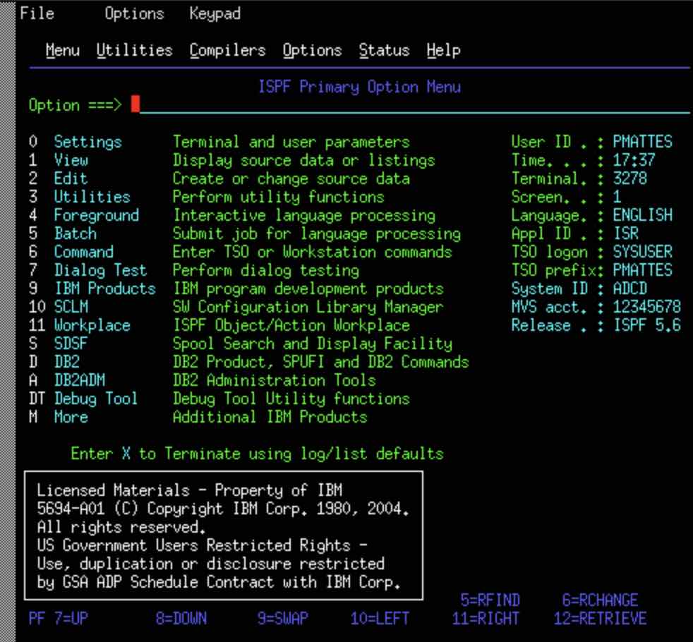 Connect to 3270 host IBM Mainframe using Mac Terminal (c3270)