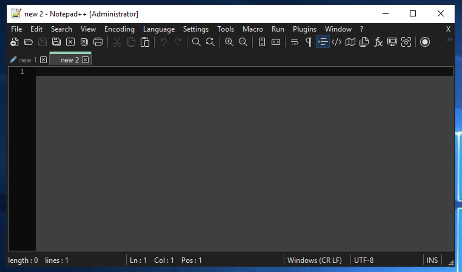 Notepad++ Dark Mode