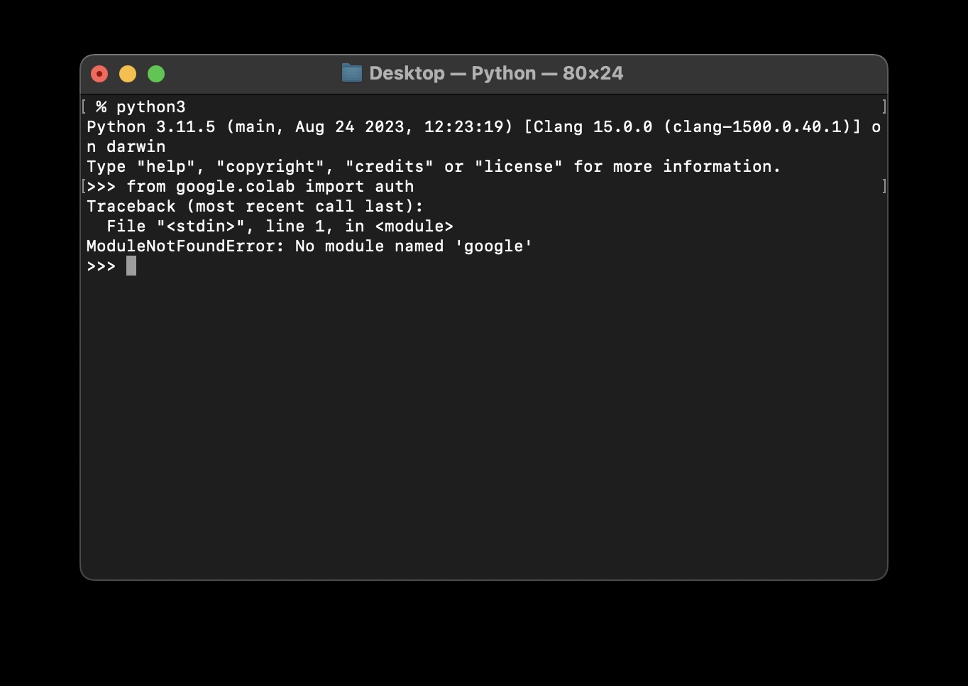 Fix - ModuleNotFoundError: No module named google.colab | Code2care