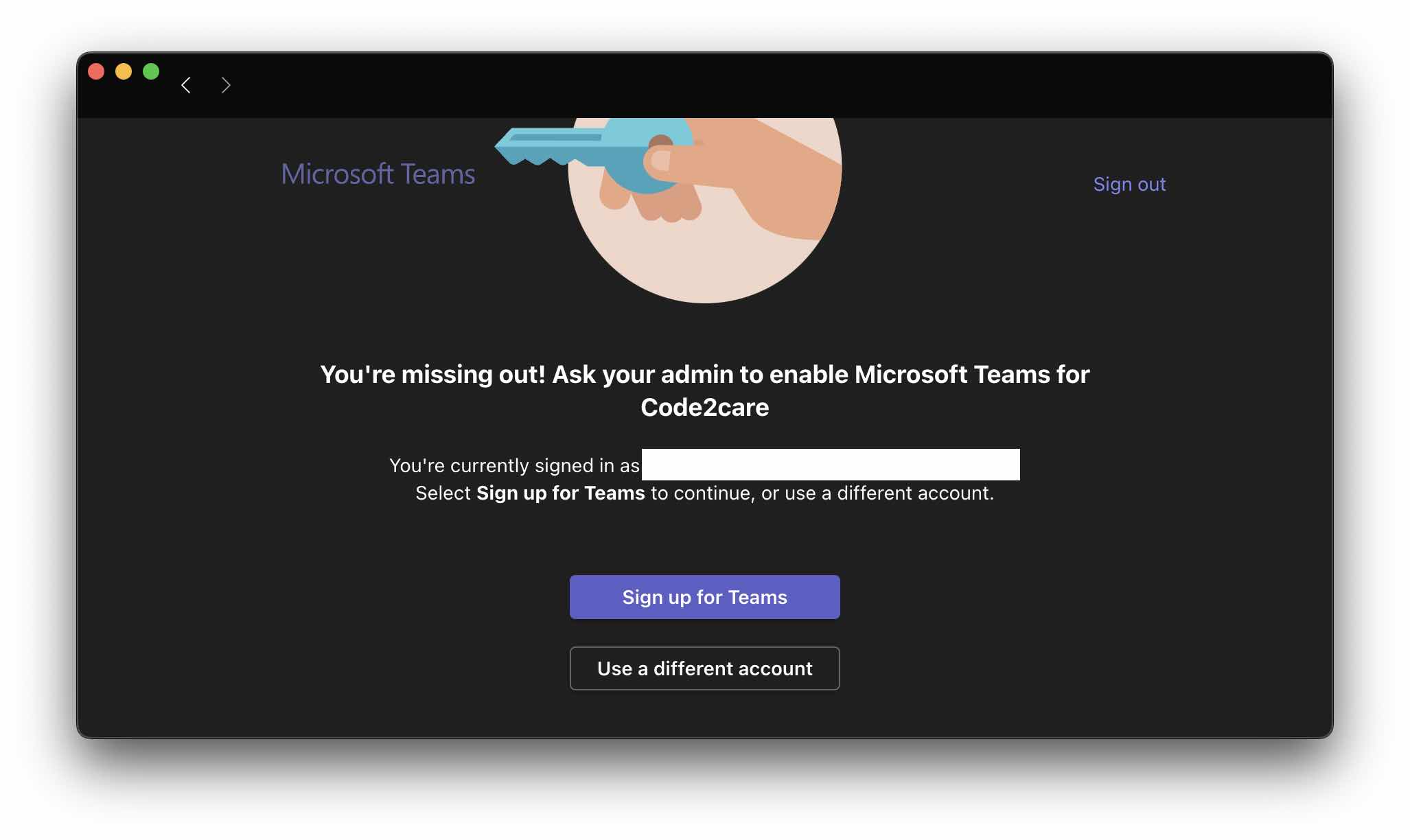 Microsoft-teams-you-are-missing-out-error
