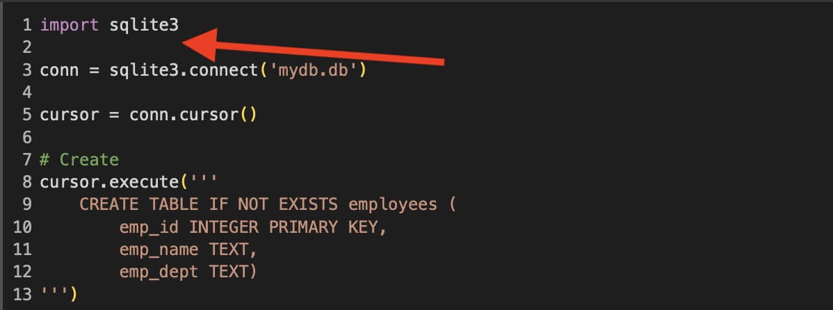 How to make use of SQLite Module in Python? | Code2care