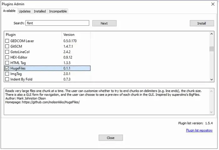 Huge Files Plugin Notepad++.jpg.