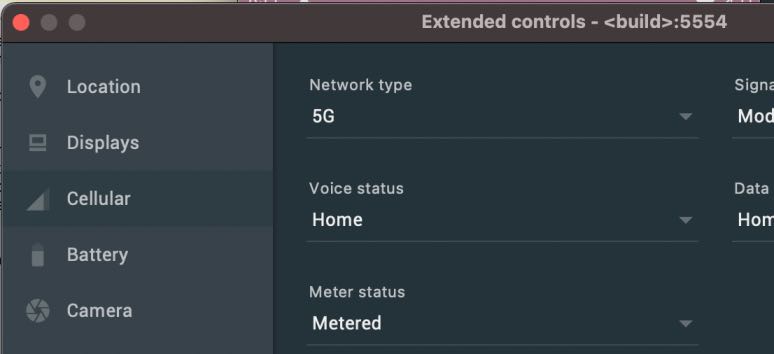 Use 5G Network on Android Emulator - Code2care