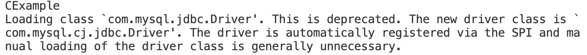 [fix] Loading class com.mysql.jdbc.Driver is deprecated | Code2care
