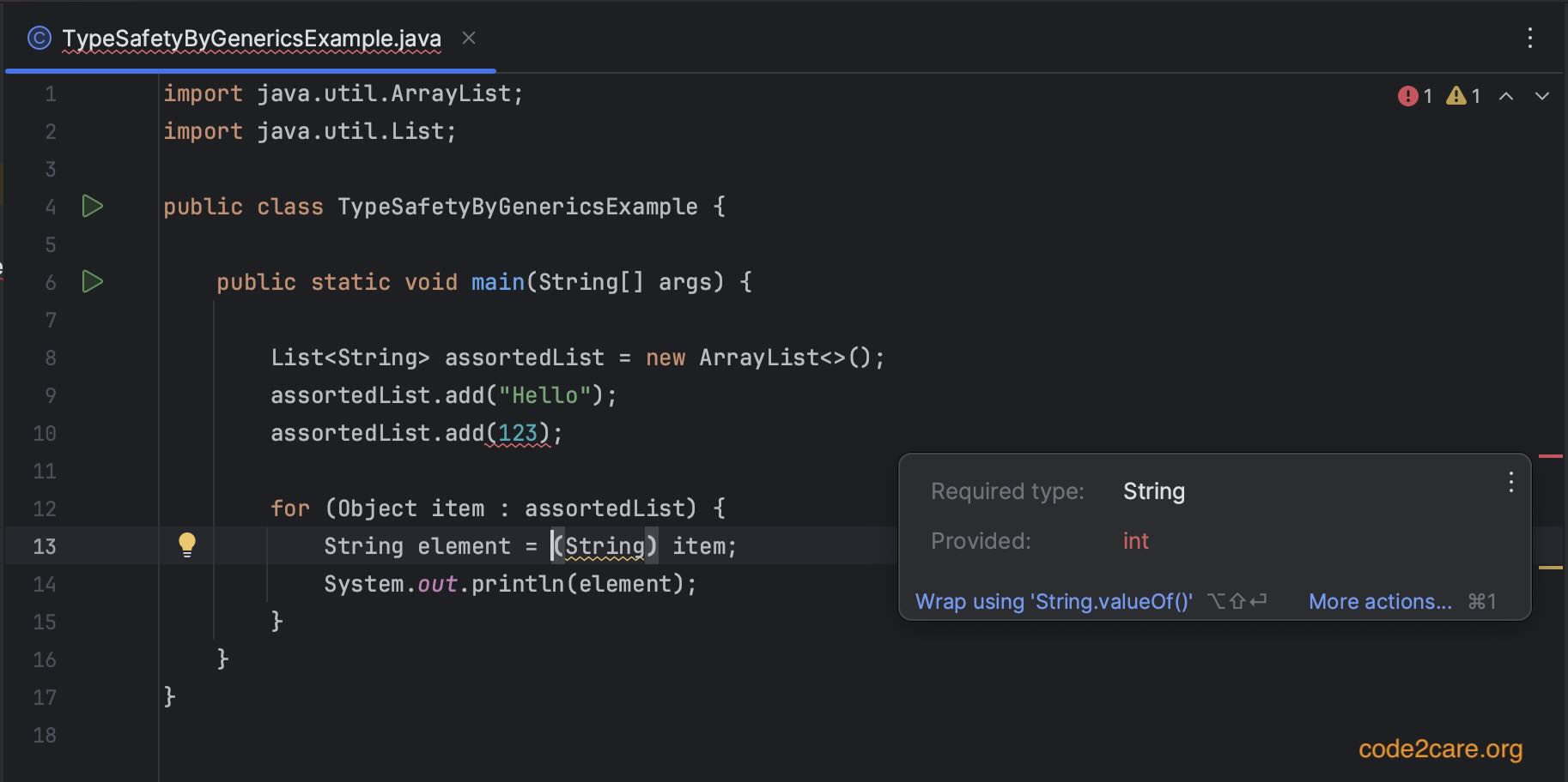 The Motivation Behind Generics in Java Programming | Code2care