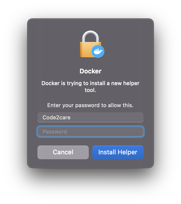 install docker on mac command line