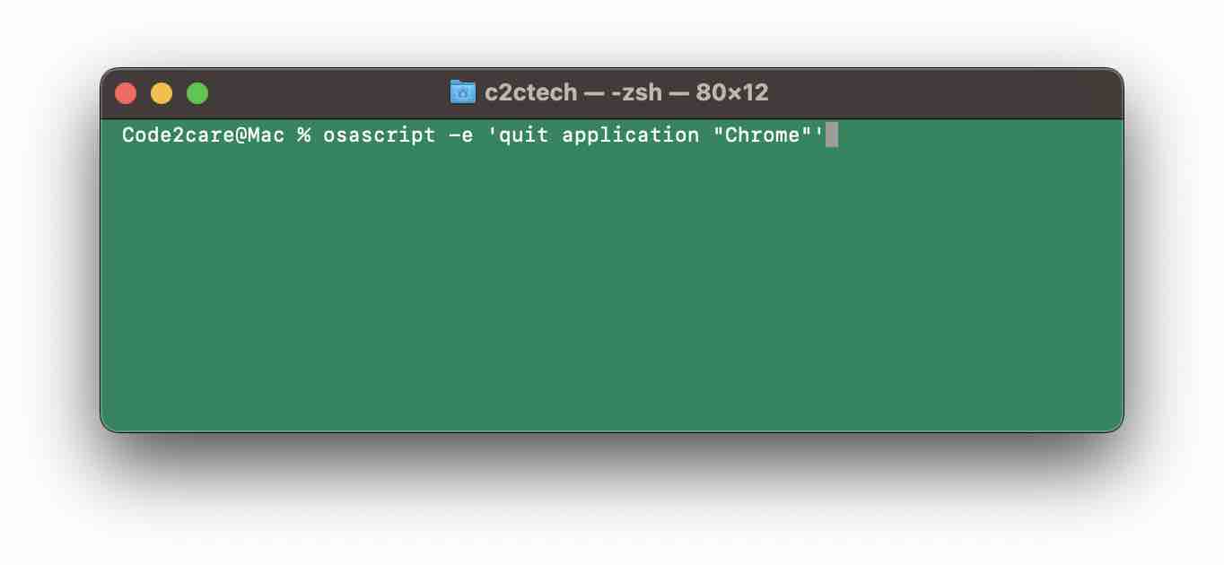 How to Quit Applications on Mac Using Terminal | Code2care
