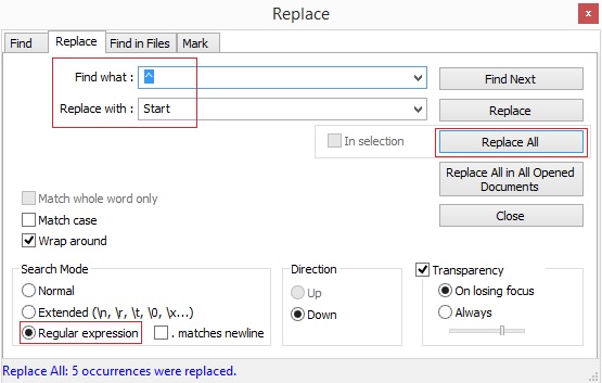 Find and Replace notpad++ to insert text at start.jpg