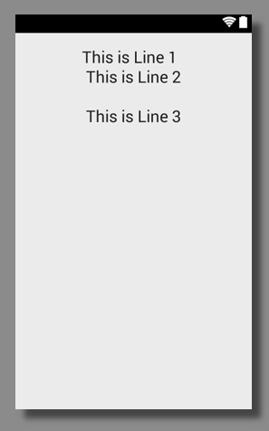 How to add Newline to text in Android TextView | Code2care