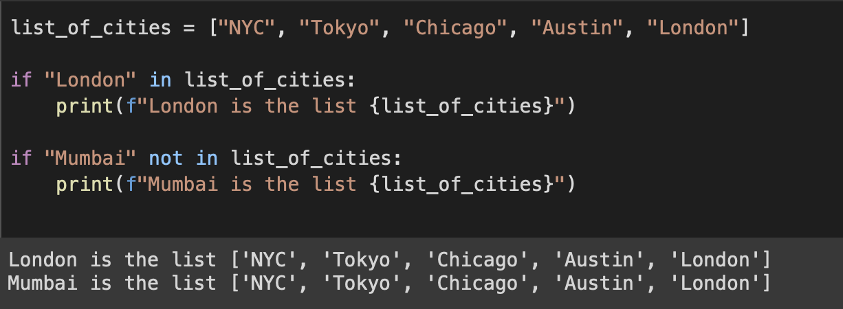 3 Ways to find if element is present in a List in Python | Code2care