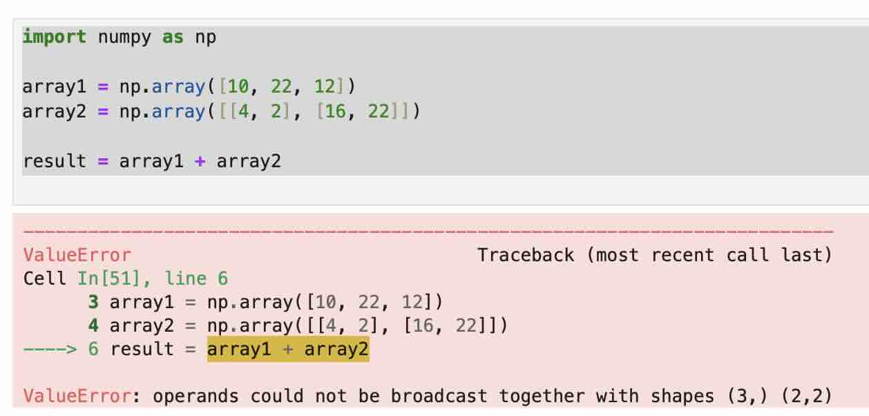 Fix: ValueError: operands could not be broadcast together with shapes ...