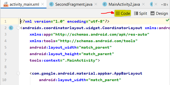 Android Studio] How to locate code for  - Code2care 2023