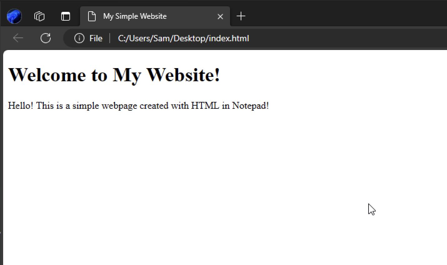 How to Create a Website (Webpage) using HTML on Windows Notepad | Code2care