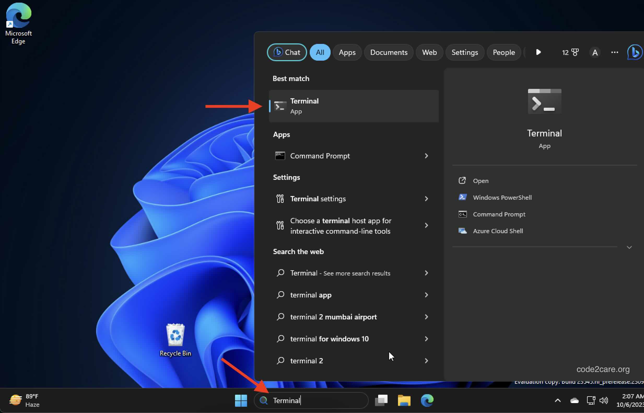 How to Open and Use Windows Terminal App | Code2care