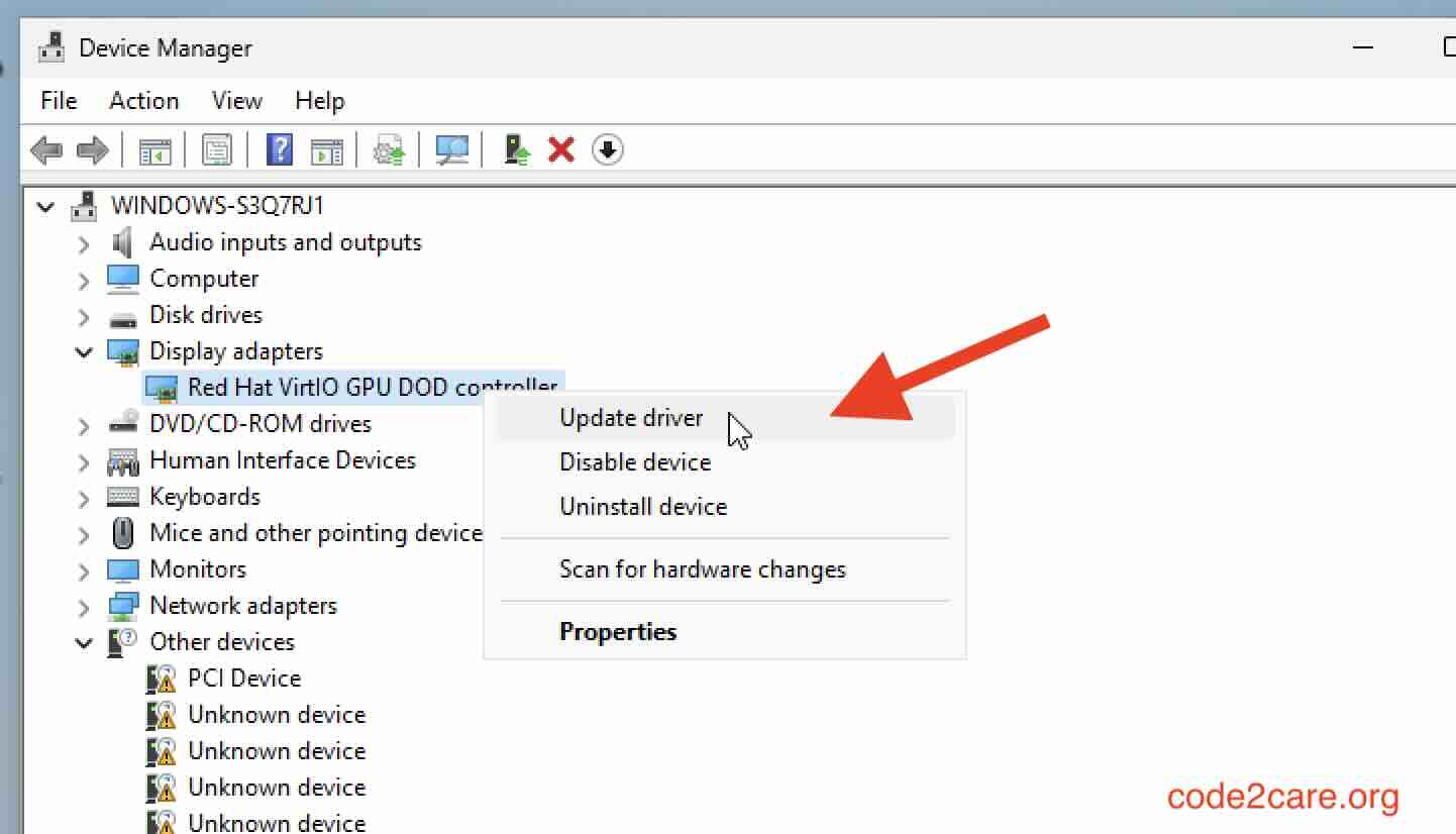 How to Update Device Drivers on Windows 10/11 Manually | Code2care